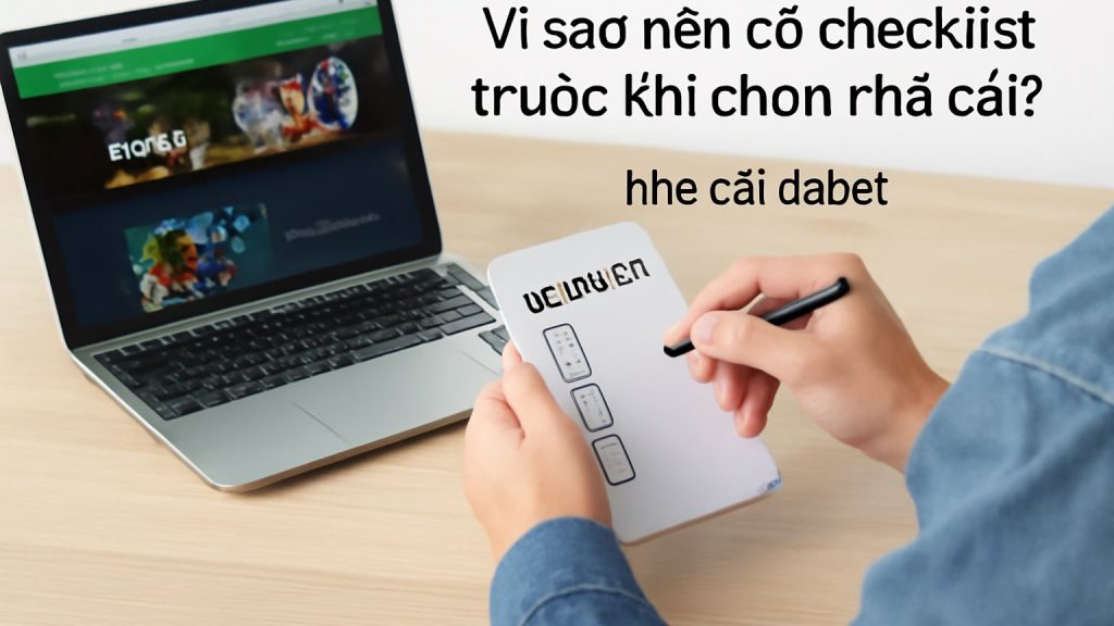 Minh họa: Vì sao nên có checklist trước khi chọn nhà cái?